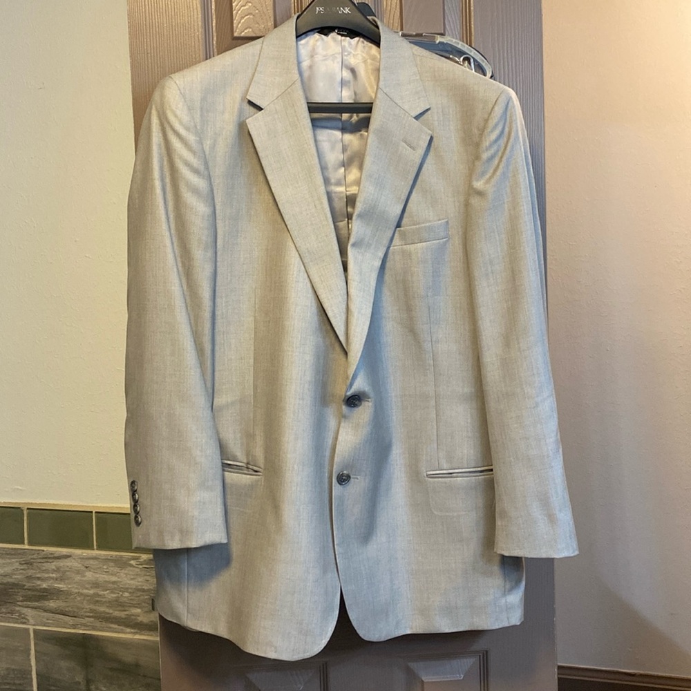 Jos. A Bank Light Grey Men's Lifht Summer Jacket - 44Large